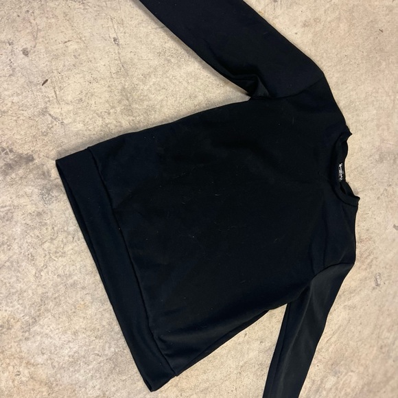 Black Crew Neck Jumper - Picture 2 of 3